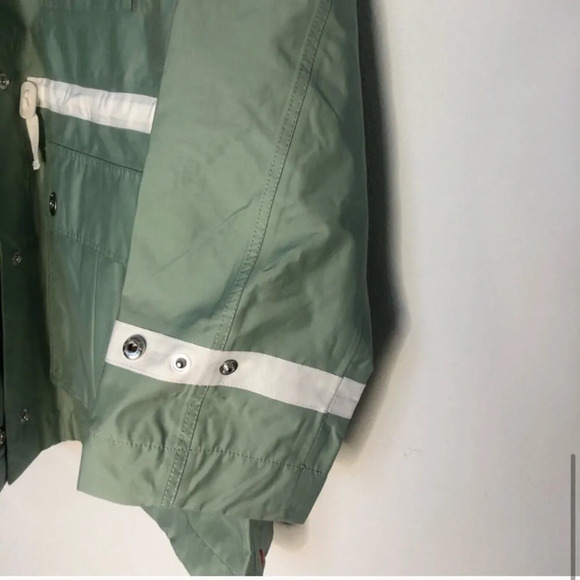 HUNTER Boots Green Rain Utility Jacket Size Small - Picture 7 of 9